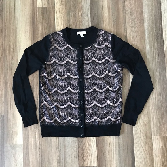New Lace & sequin Cardigan, size Small - Picture 3 of 7